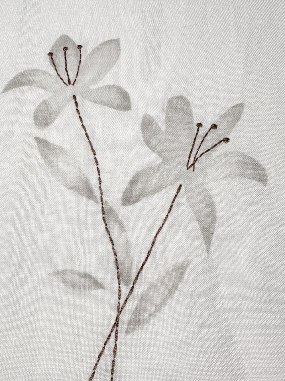 Norton McNaughton XL Linen Sleeveless Maxi Tie Waist House Dress Lily Summer - Picture 5 of 12